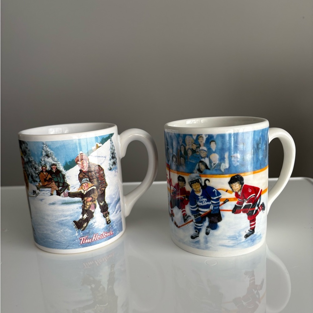 Tim Hortons LIMITED EDITION Mugs Collectibles #3 and #2
